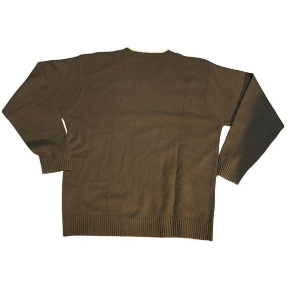 Vintage Tommy Hilfiger 100% Lambswool V-Neck Sweater XL - Picture 3 of 5